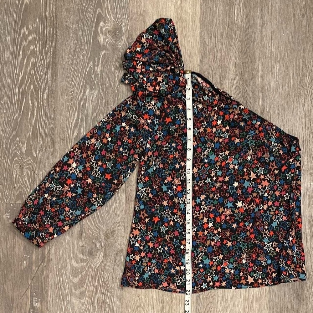 J.Crew One-Shoulder Star Print Blouse – Size 0P - Picture 7 of 7